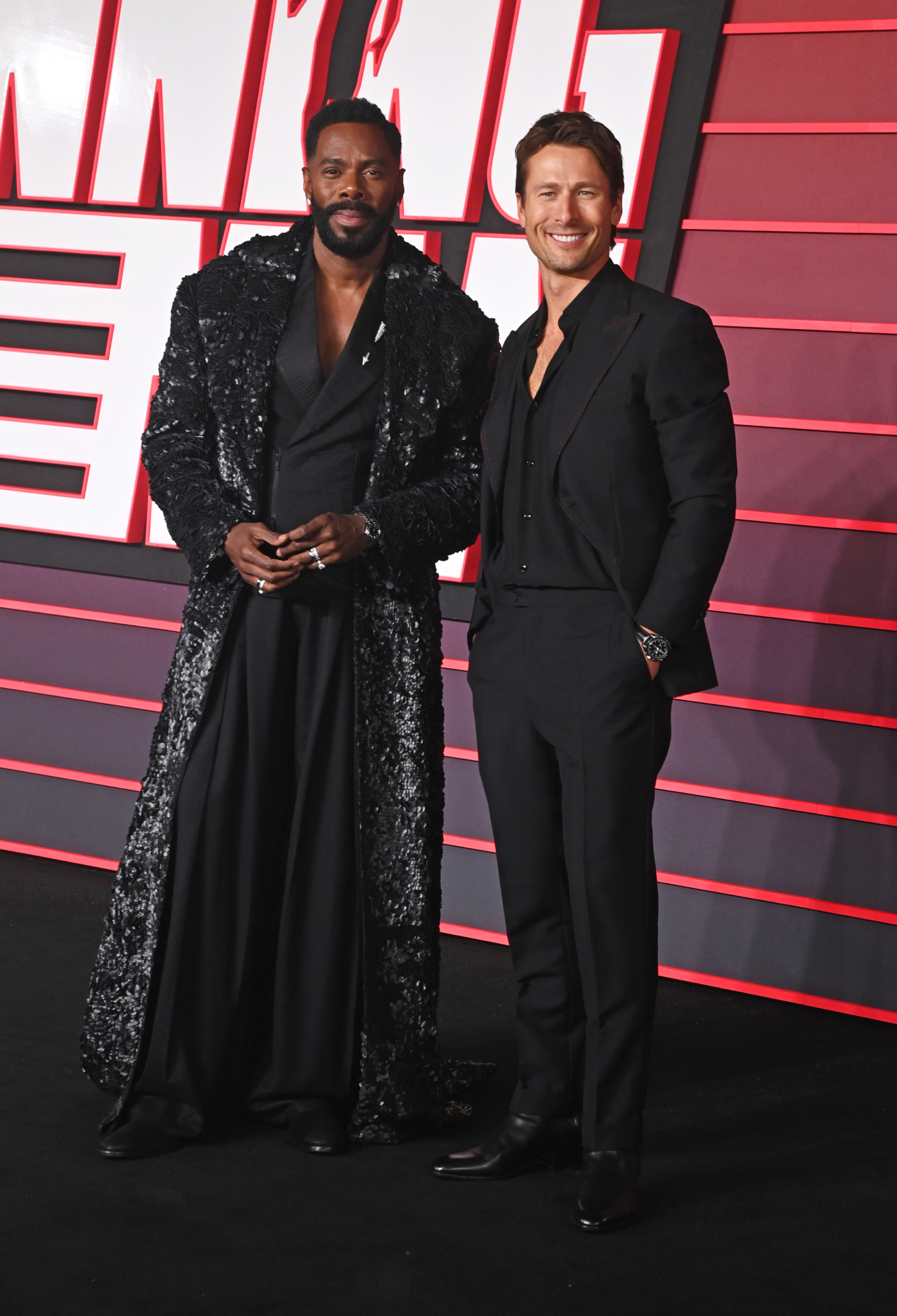 Glen Powell and Colman Domingo Wear OMEGA at The Running Man Premiere